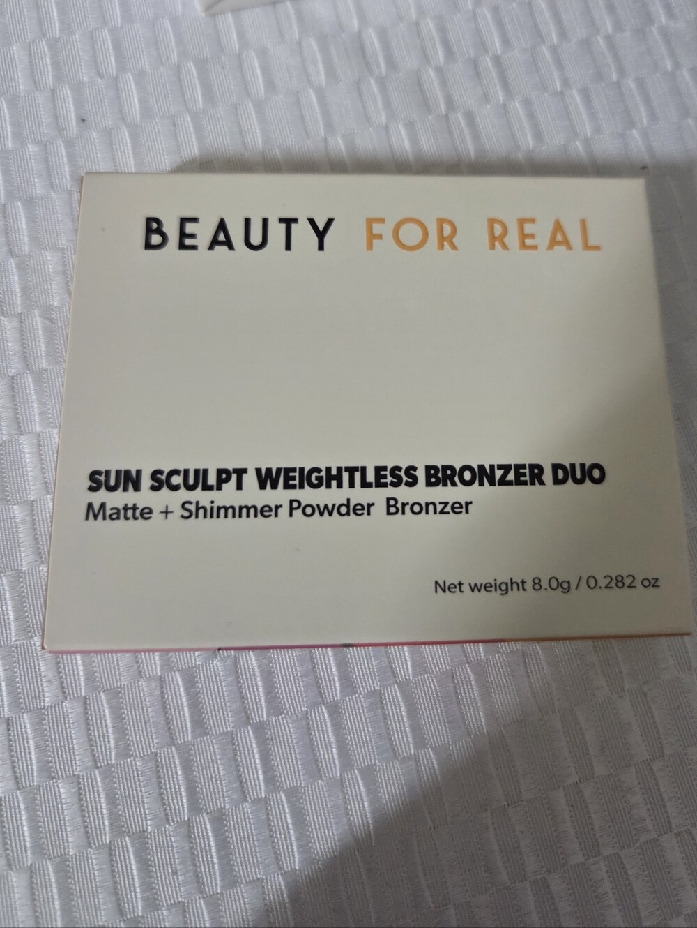 Beauty For Real Sun Sculpt Weightless Bronzer Duo - Matte & Shimmer (Brown)